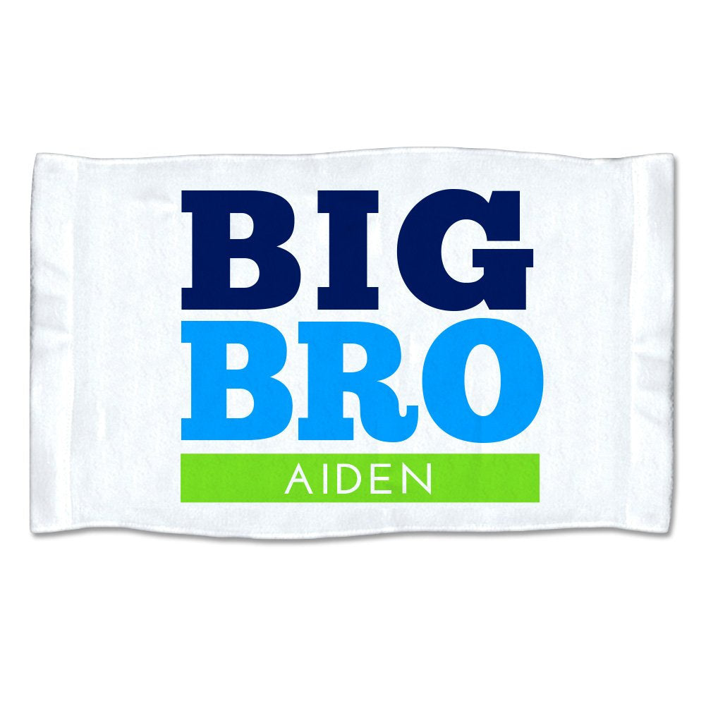 Small Personalized Big Bro Towel