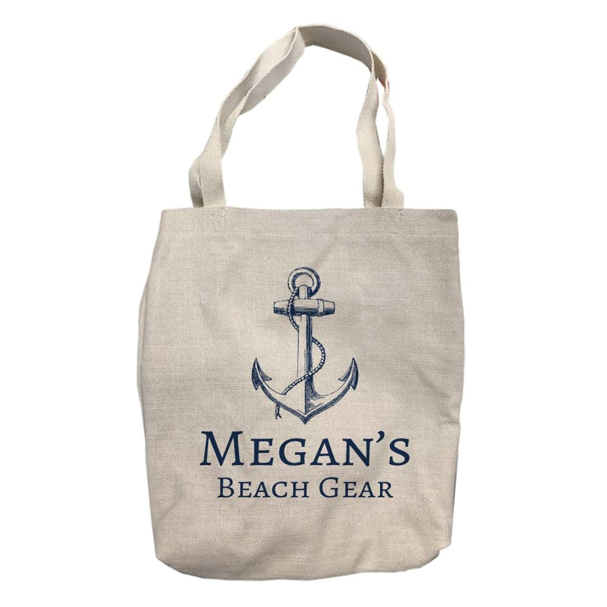Personalized Beach Gear Tote Bag