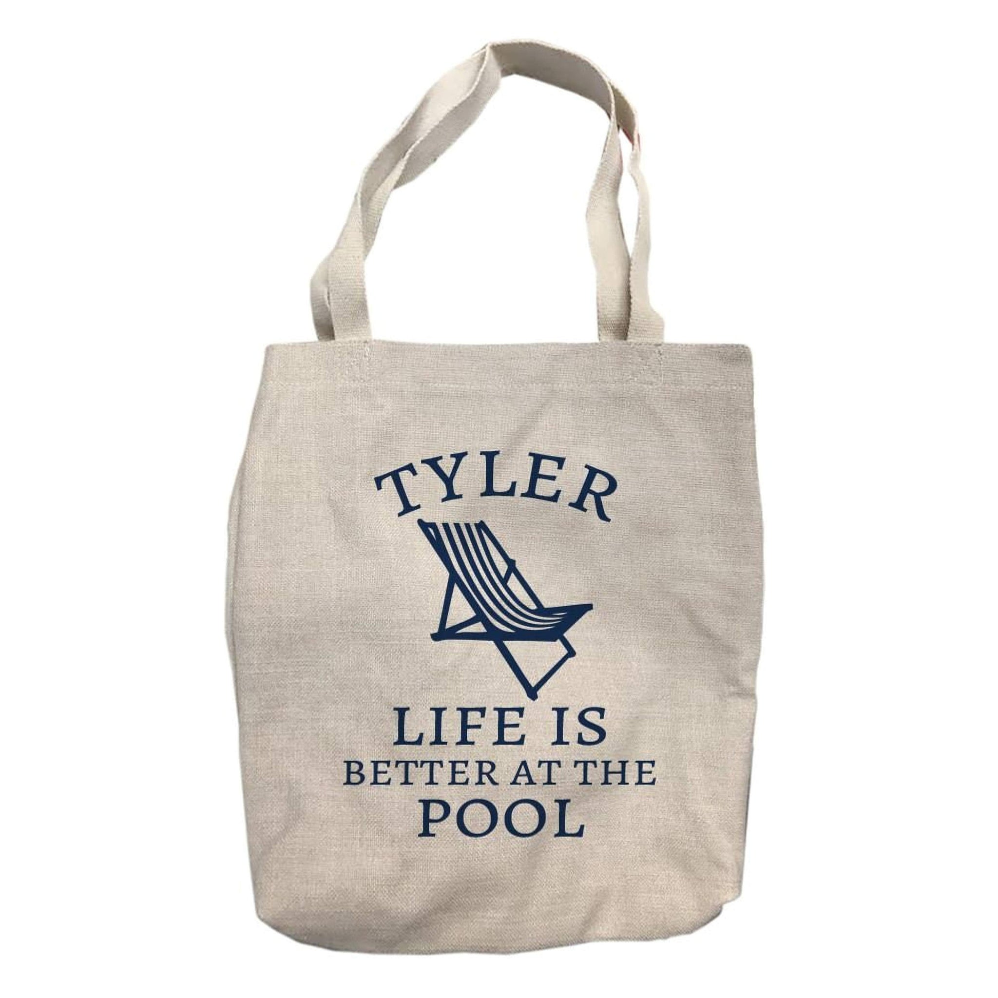 Personalized Pool Life Tote Bag – PatternPop