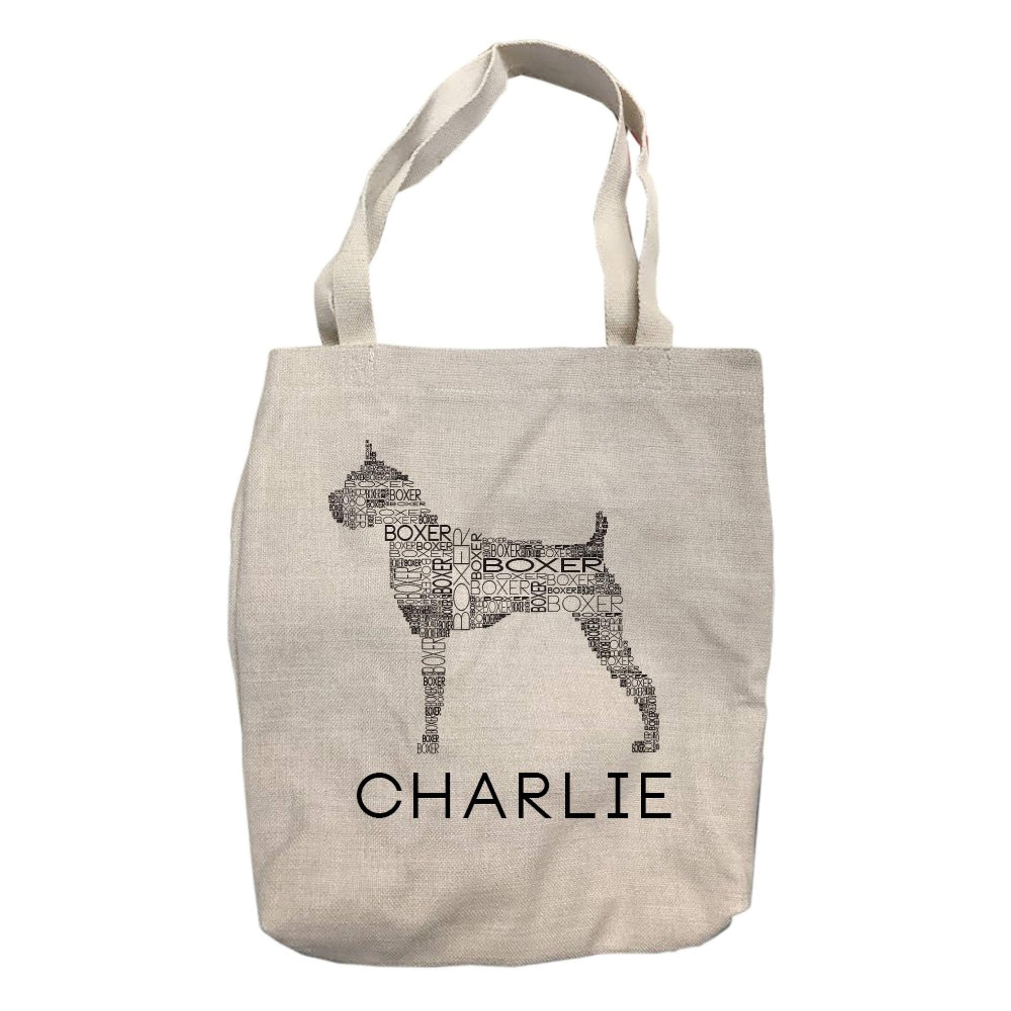 Personalized Boxer Dog Breed Tote Bag