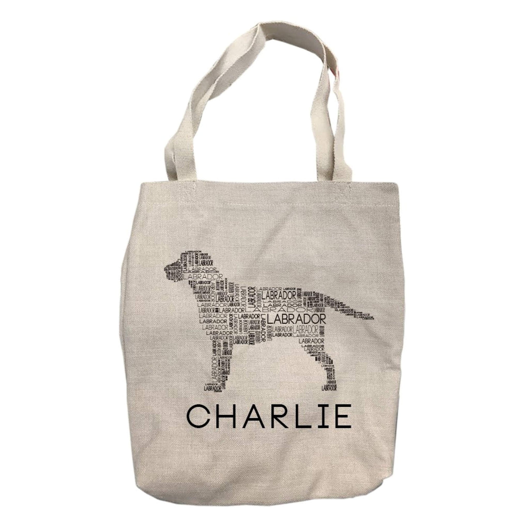 Personalized Labrador Retriever Dog Tote Bag