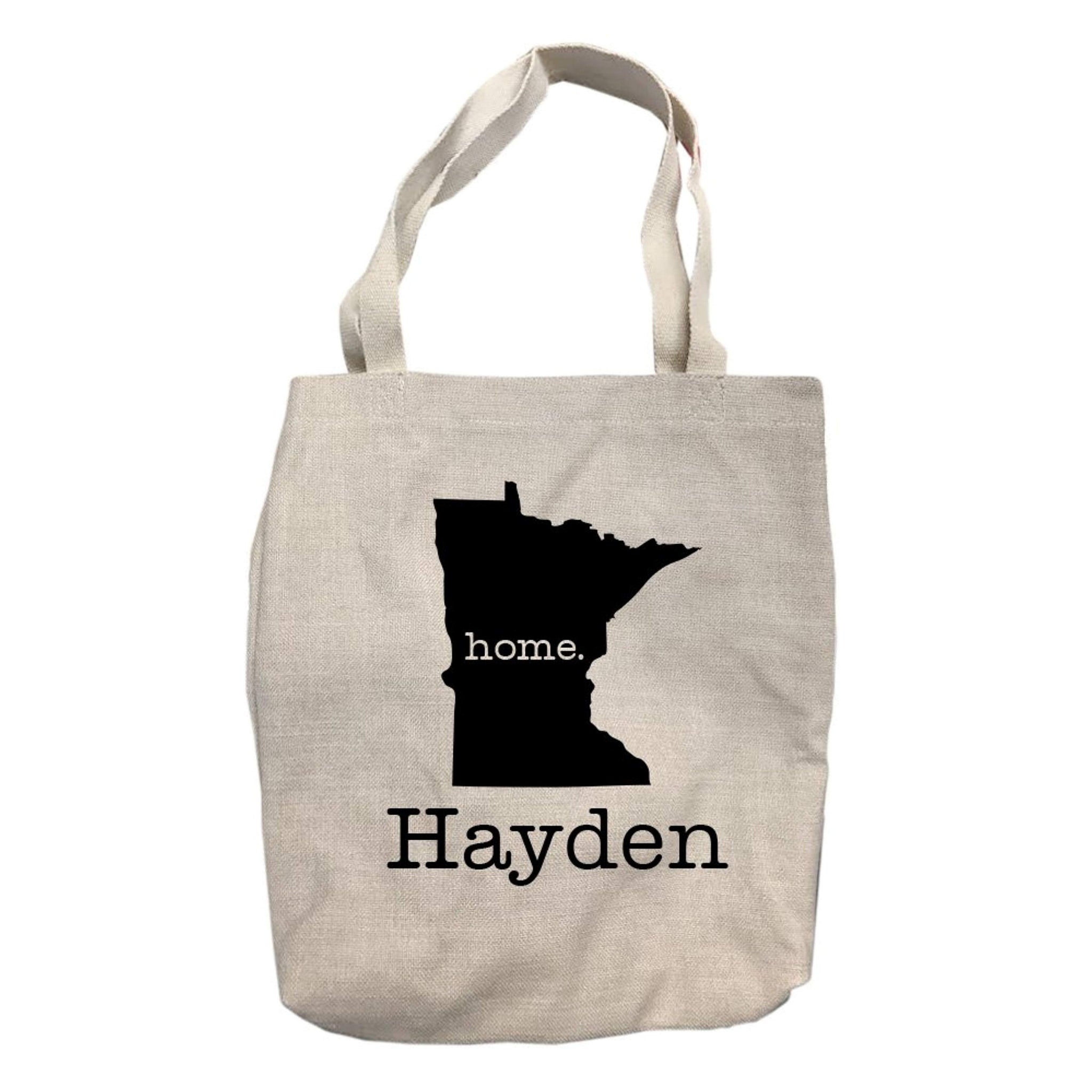 Personalized Minnesota Home State Tote Bag