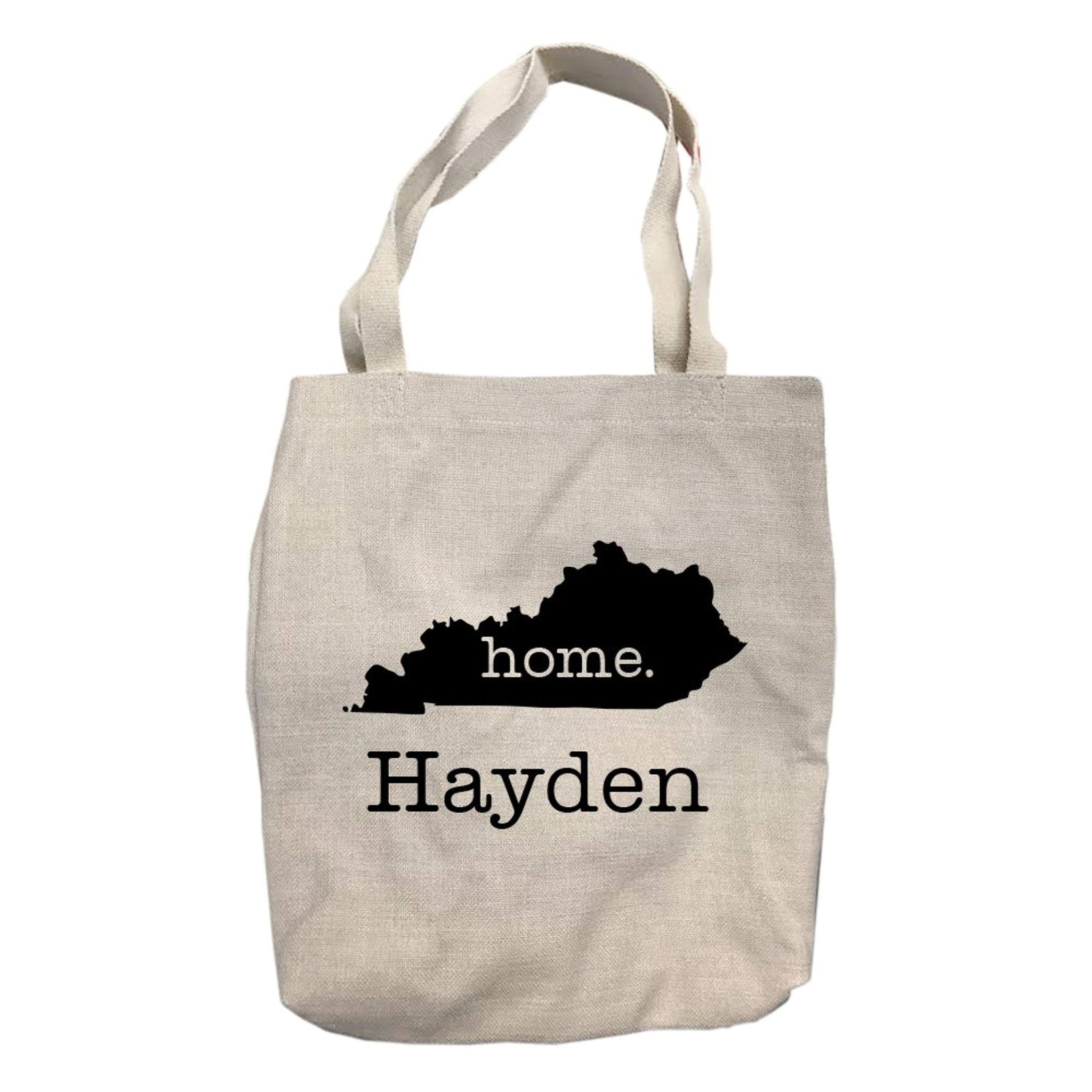 Personalized Kentucky Home State Tote Bag
