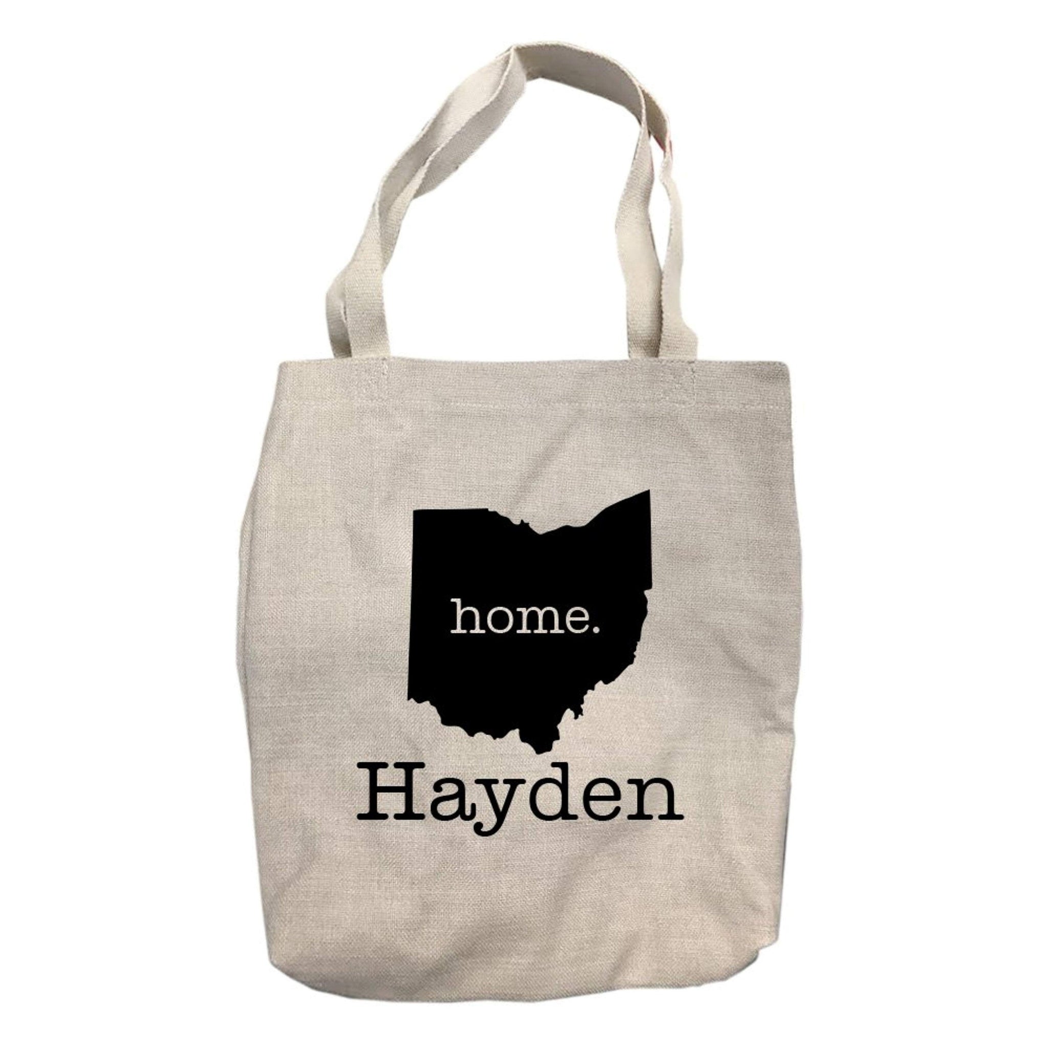 Personalized Ohio Home State Tote Bag