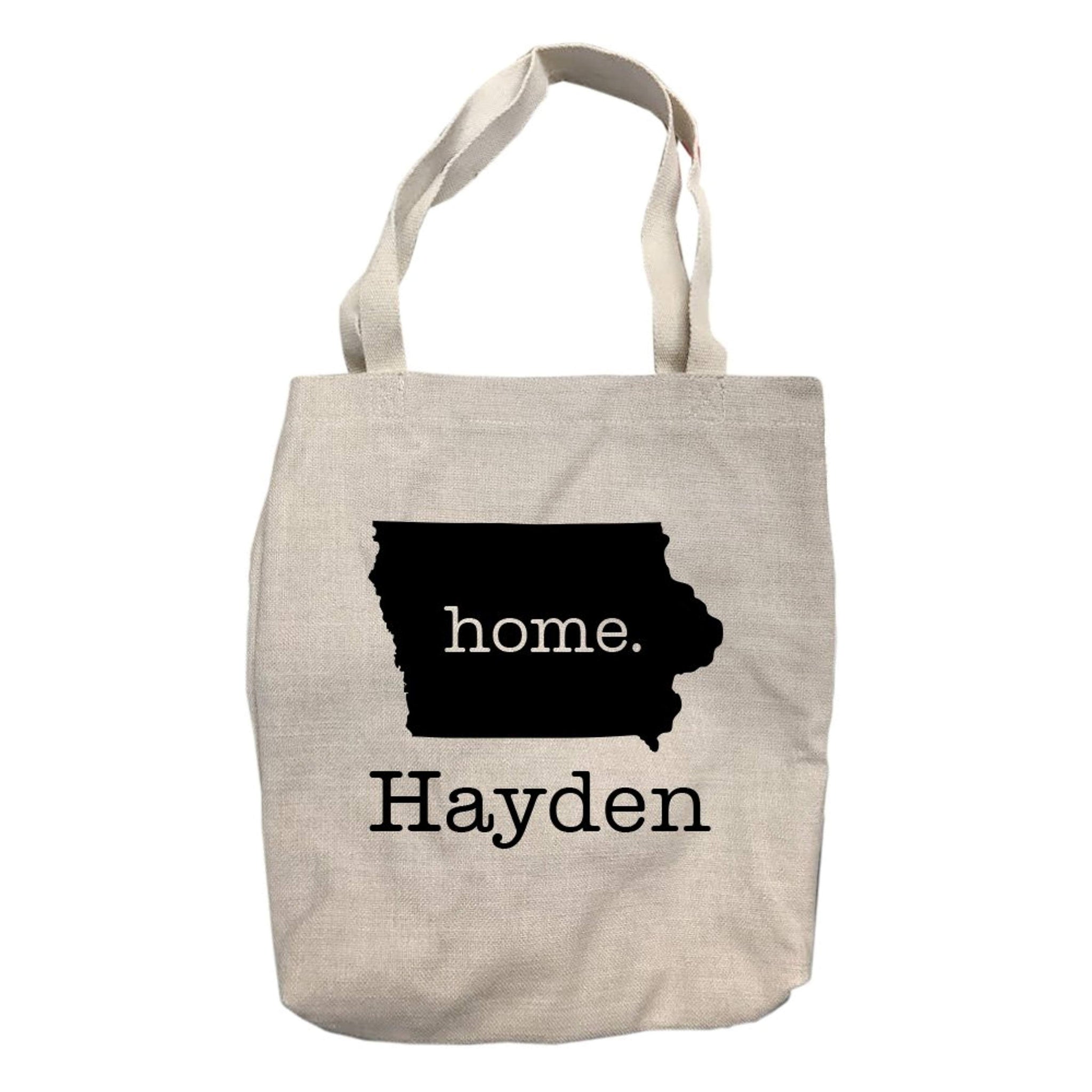 Personalized Iowa Home State Tote Bag