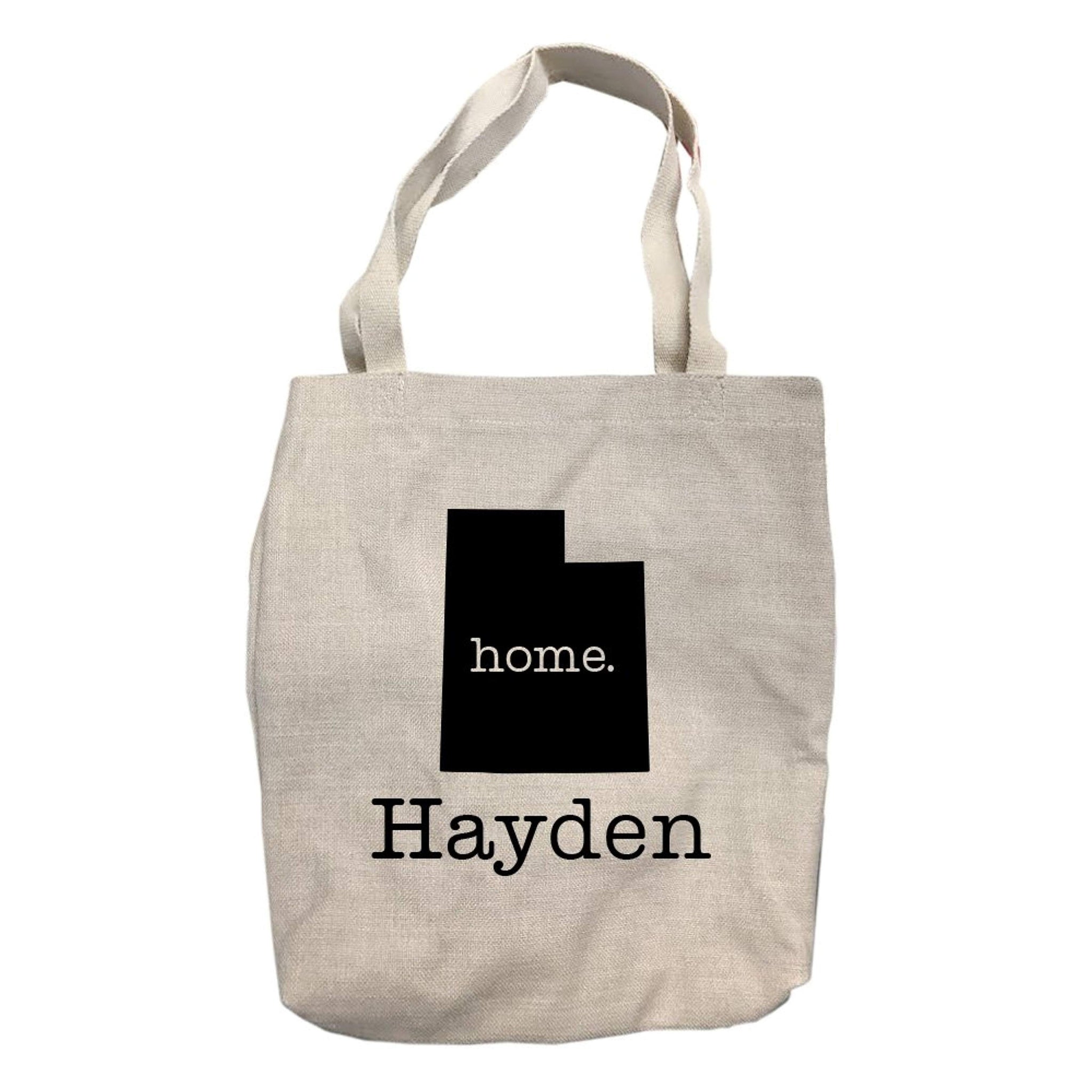 Personalized Utah Home State Tote Bag
