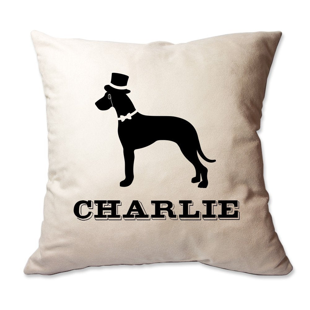 Personalized Fancy Great Dane Throw Pillow  - Cover Only OR Cover with Insert