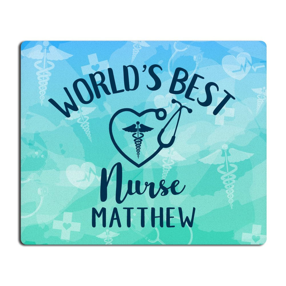 Personalized World's Best Nurse Mousepad