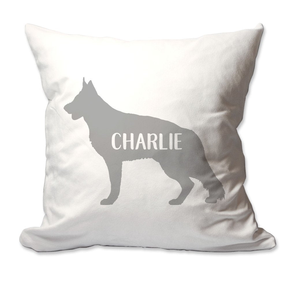 Personalized German Shepherd with Name Throw Pillow  - Cover Only OR Cover with Insert