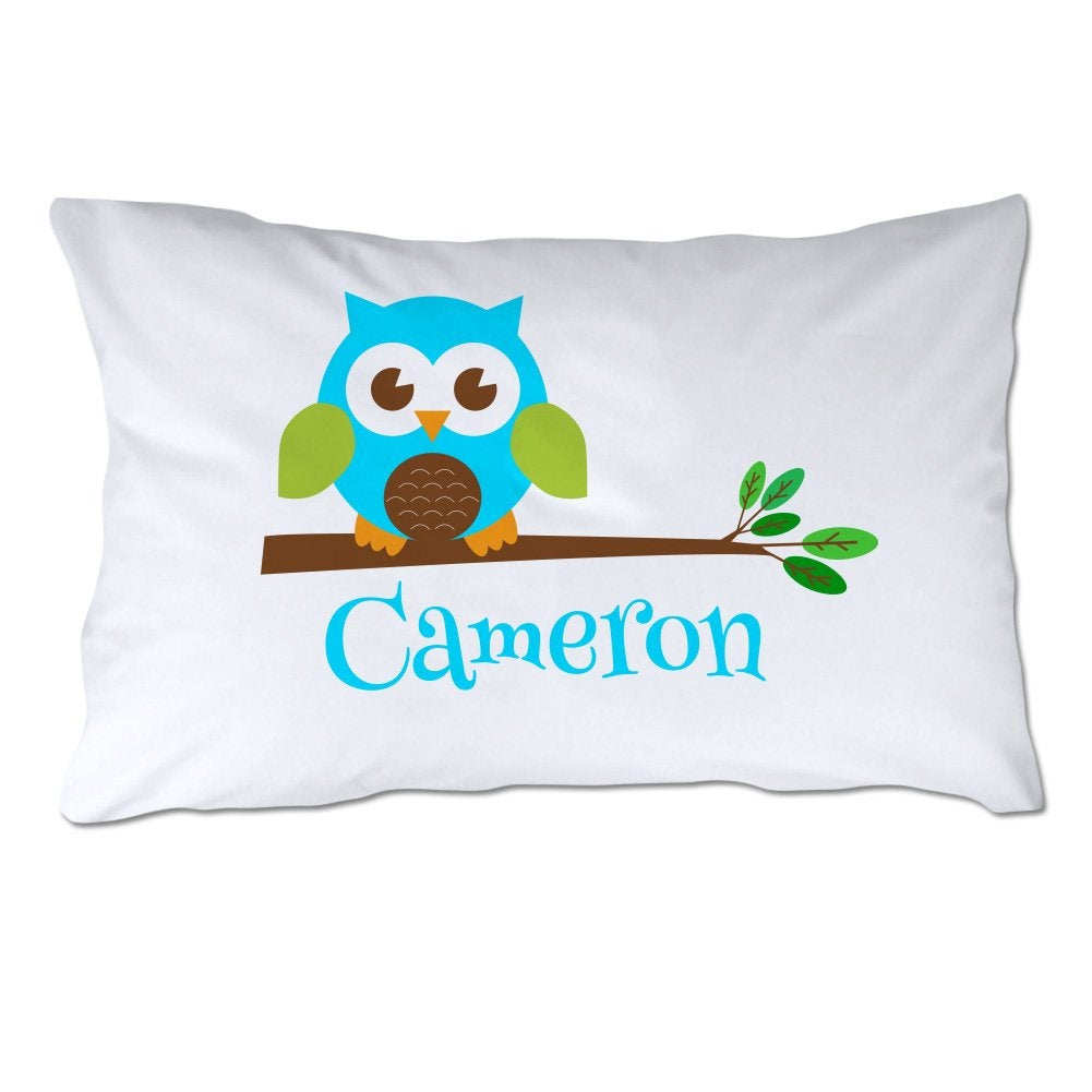 Personalized Owl Pillowcase