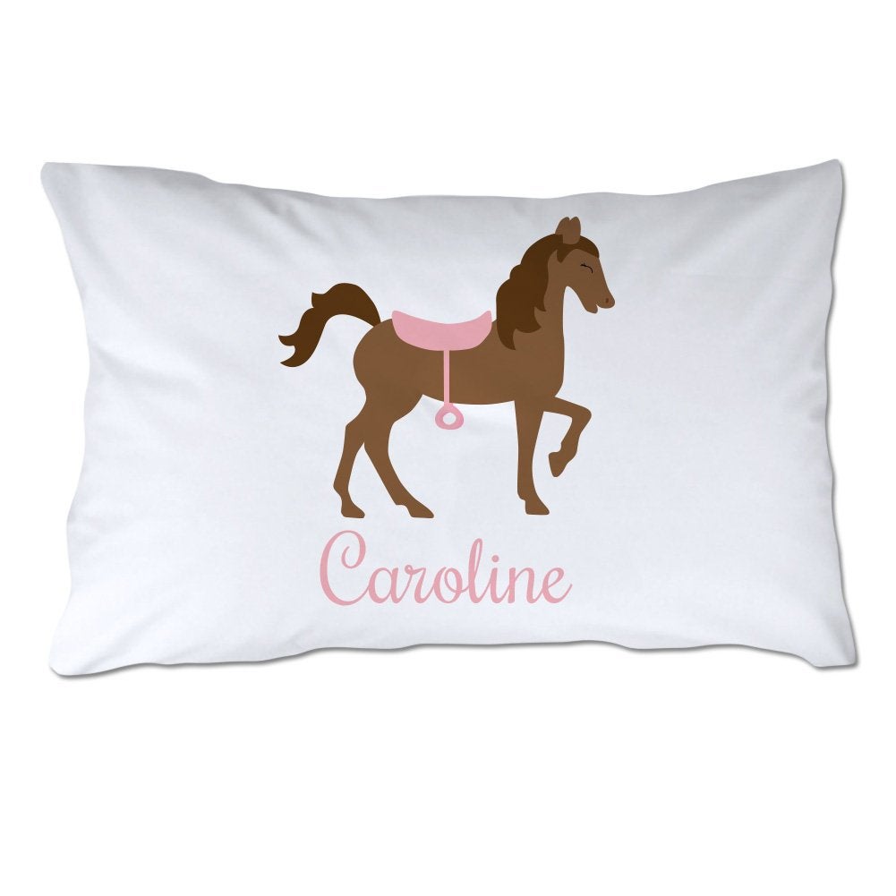 Personalized Horse Pillowcase