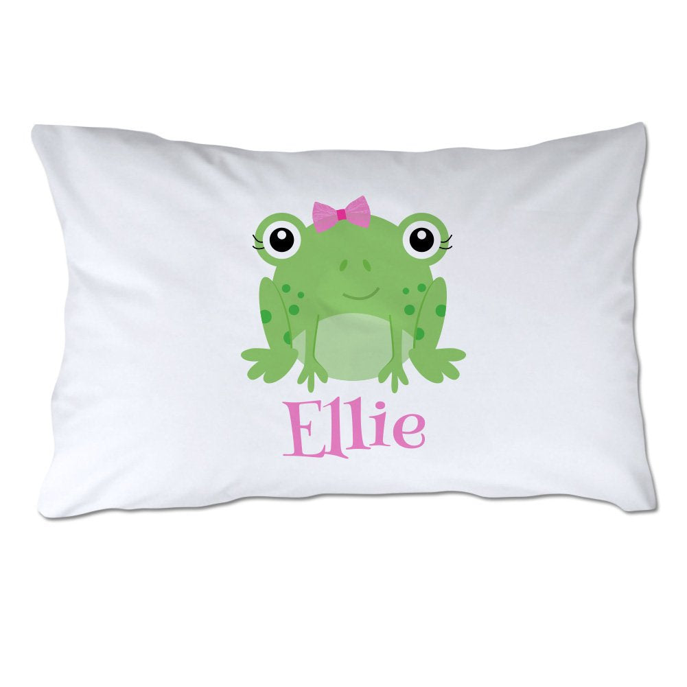 Personalized Frog Princess Pillowcase