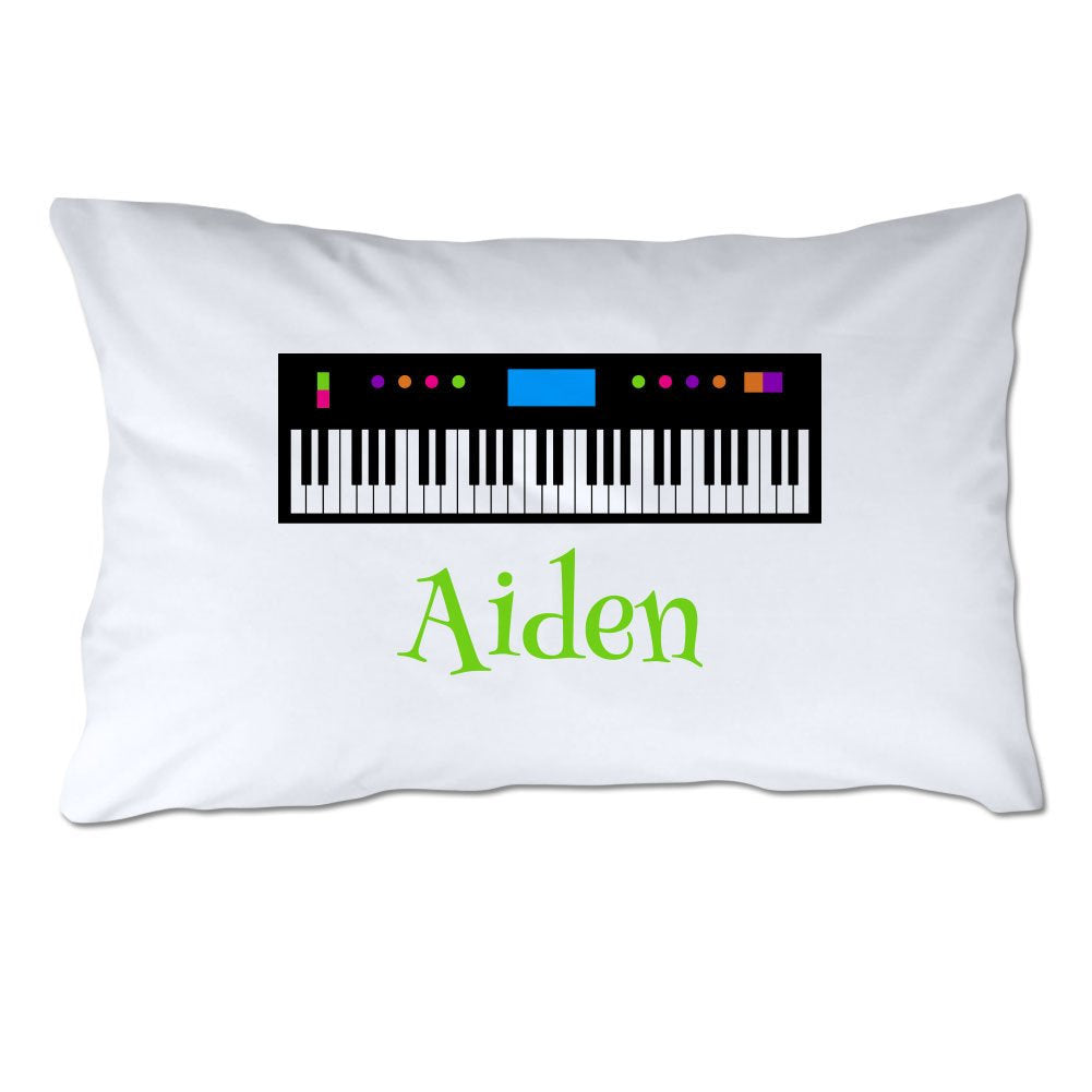 Personalized Piano Keyboard Pillowcase