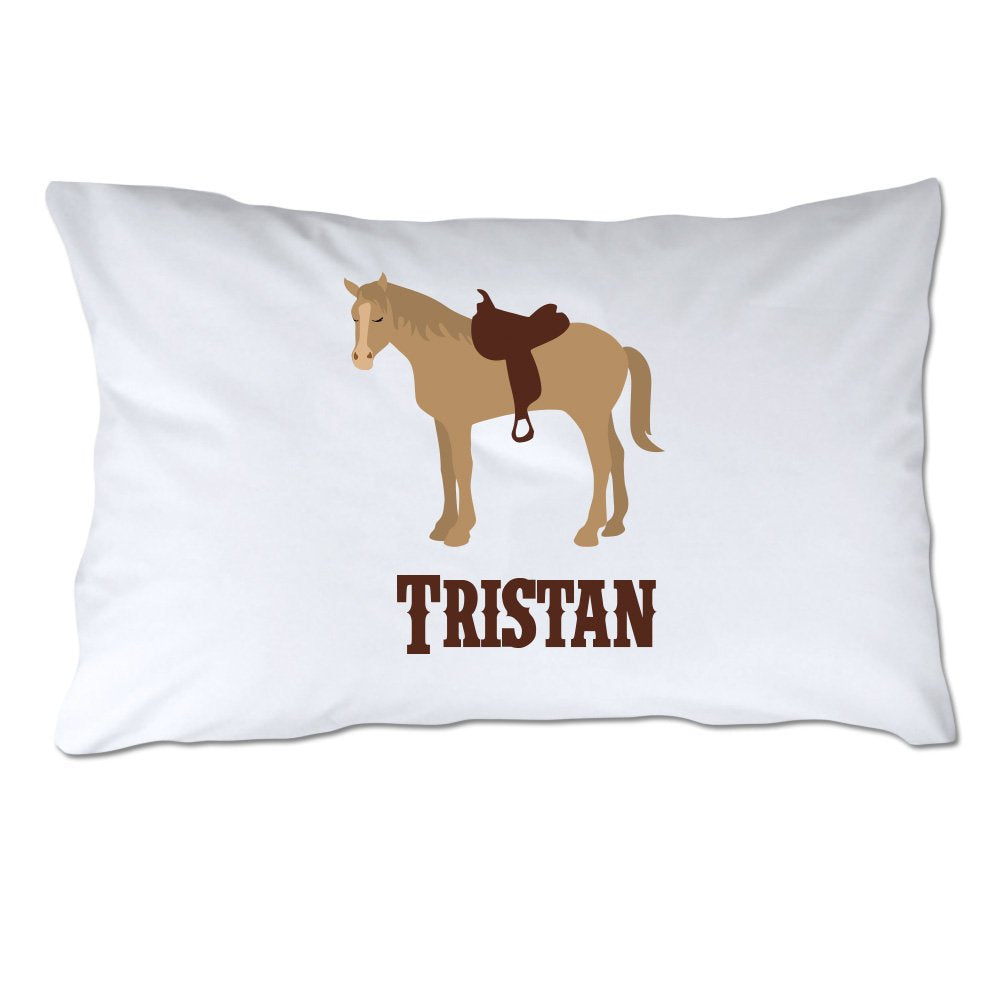 Personalized Western Horse Pillowcase
