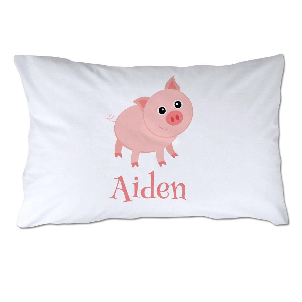 Personalized Pig Pillowcase