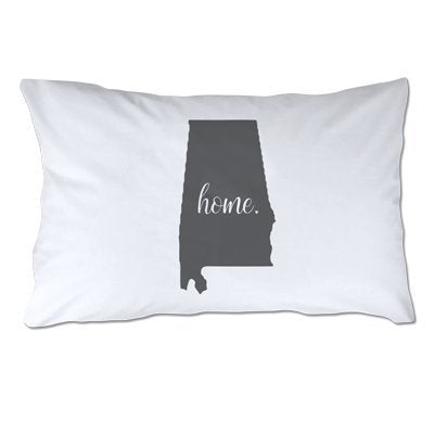 Personalized State of Alabama Home Pillowcase
