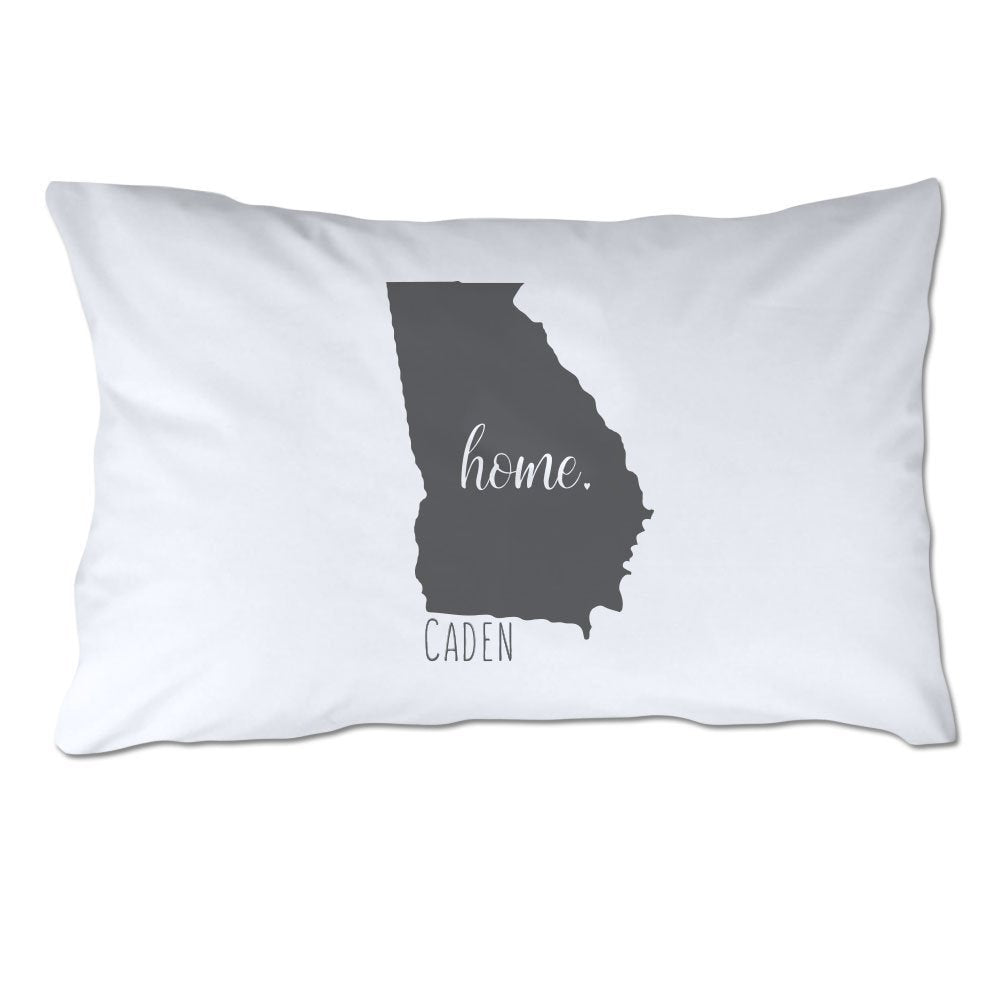 Personalized State of Georgia Home Pillowcase