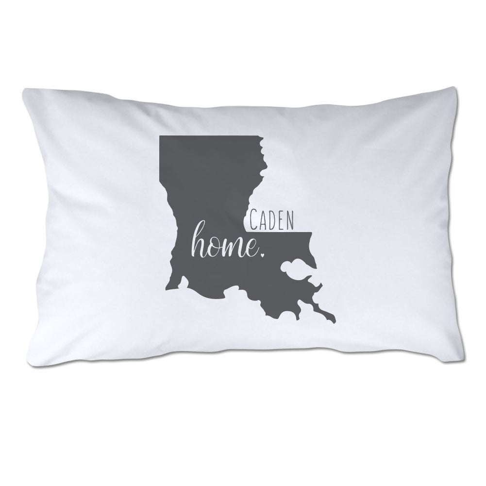 Personalized State of Louisiana Home Pillowcase
