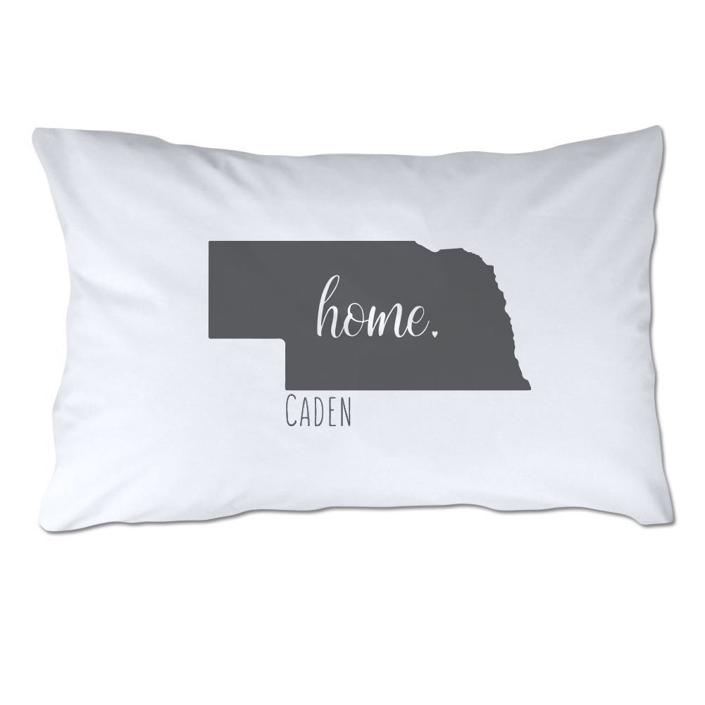 Personalized State of Nebraska Home Pillowcase