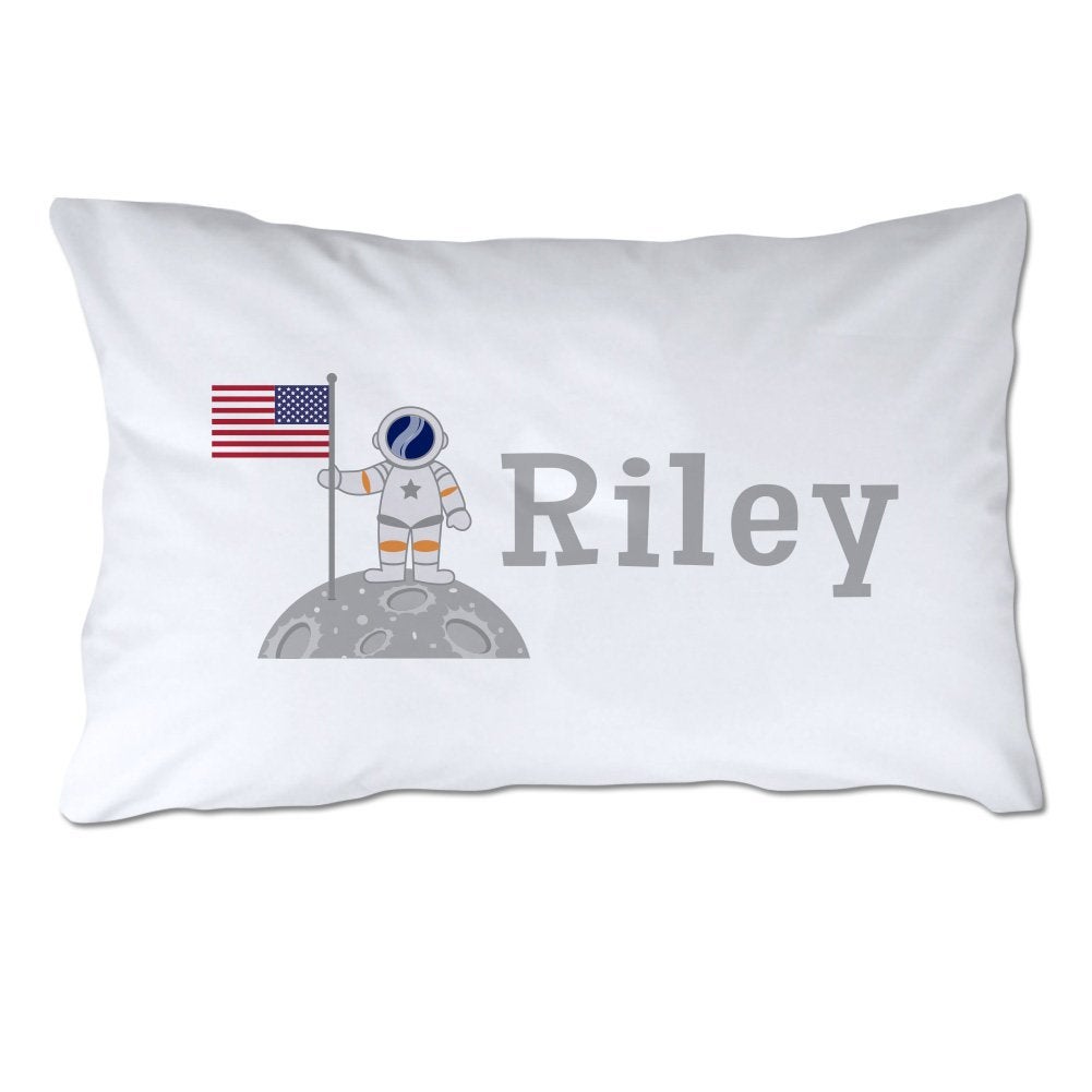 Personalized Toddler Size Astronaut Pillowcase with Pillow Included