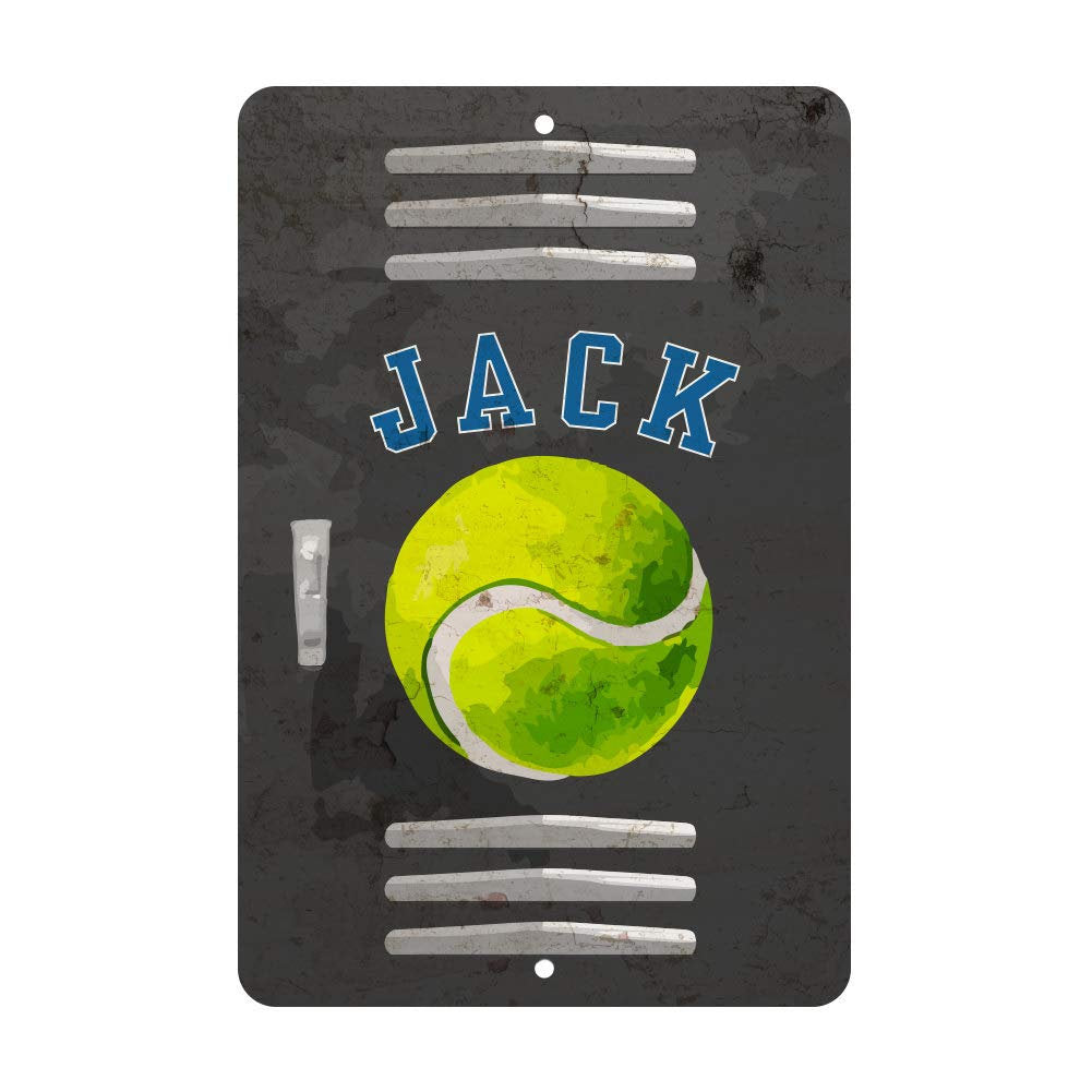 Personalized Tennis Locker Room Sign