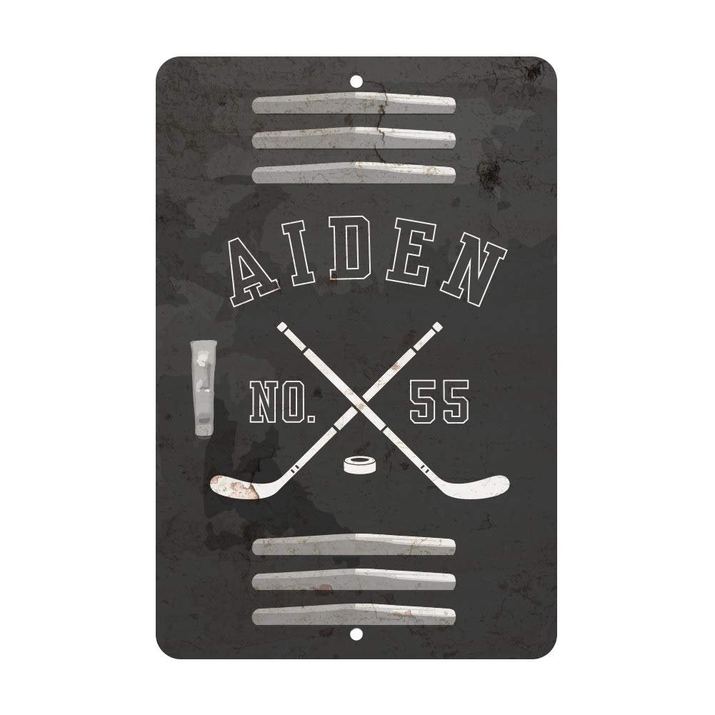 Personalized Hockey Locker Room Sign