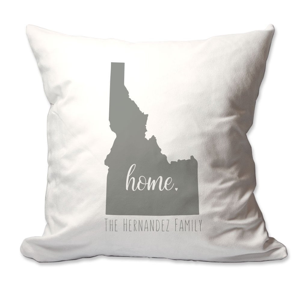 Personalized State of Idaho Home Throw Pillow  - Cover Only OR Cover with Insert