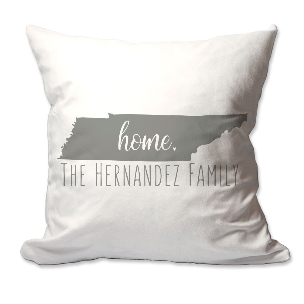 Personalized State of Tennessee Home Throw Pillow  - Cover Only OR Cover with Insert