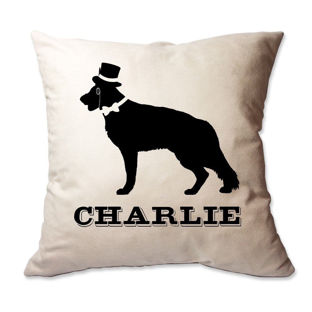 Personalized Fancy German Shepherd Throw Pillow  - Cover Only OR Cover with Insert