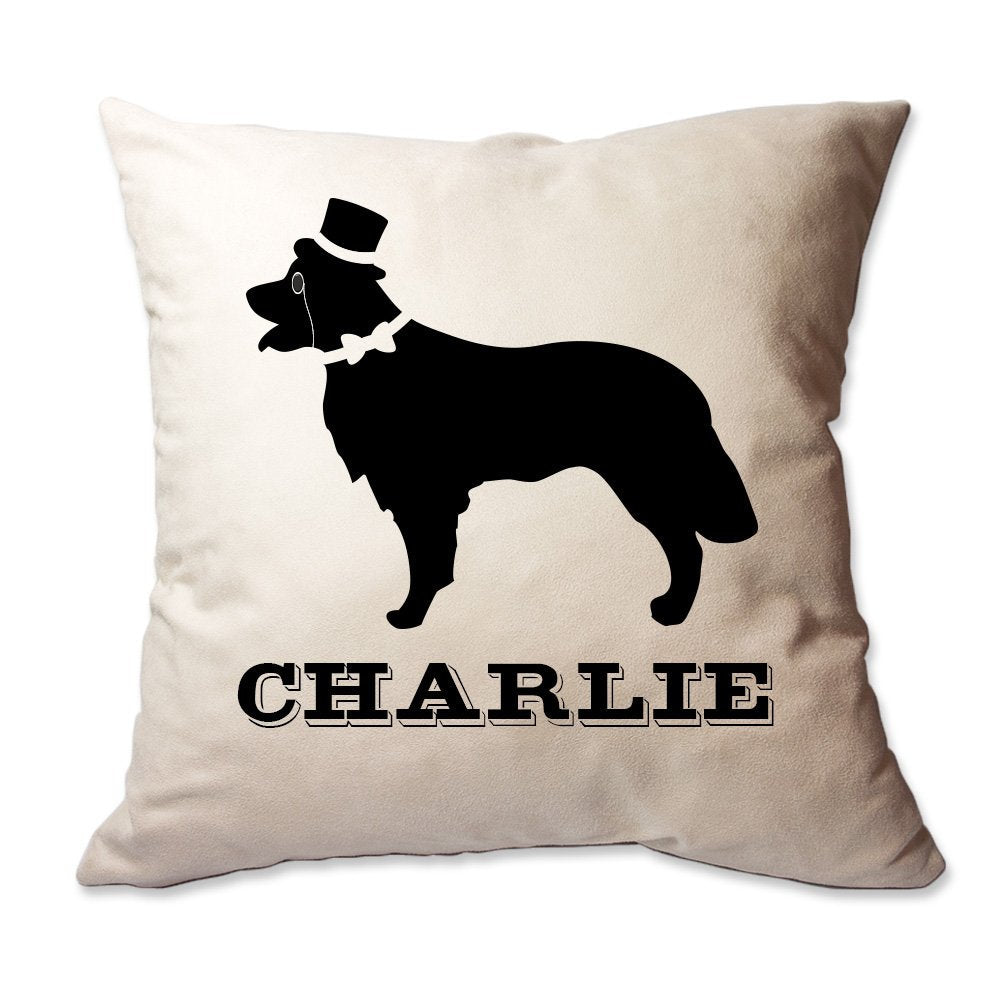 Personalized Fancy Golden Retriever Throw Pillow  - Cover Only OR Cover with Insert