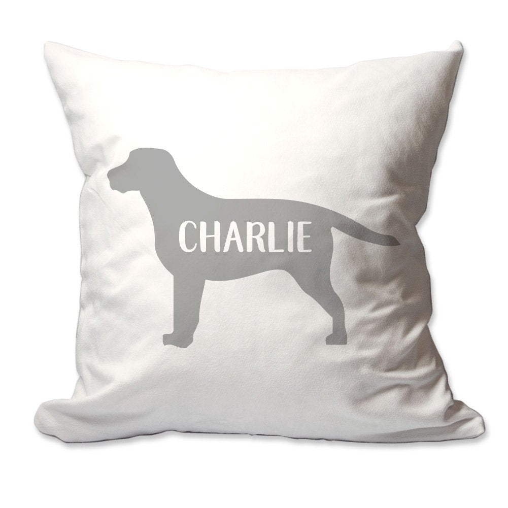 Personalized Labrador (Lab) with Name Throw Pillow  - Cover Only OR Cover with Insert