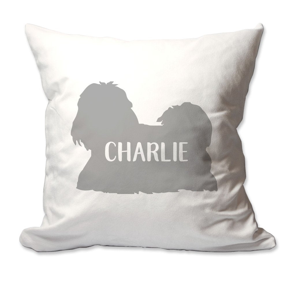 Personalized Shih Tzu with Name Throw Pillow  - Cover Only OR Cover with Insert