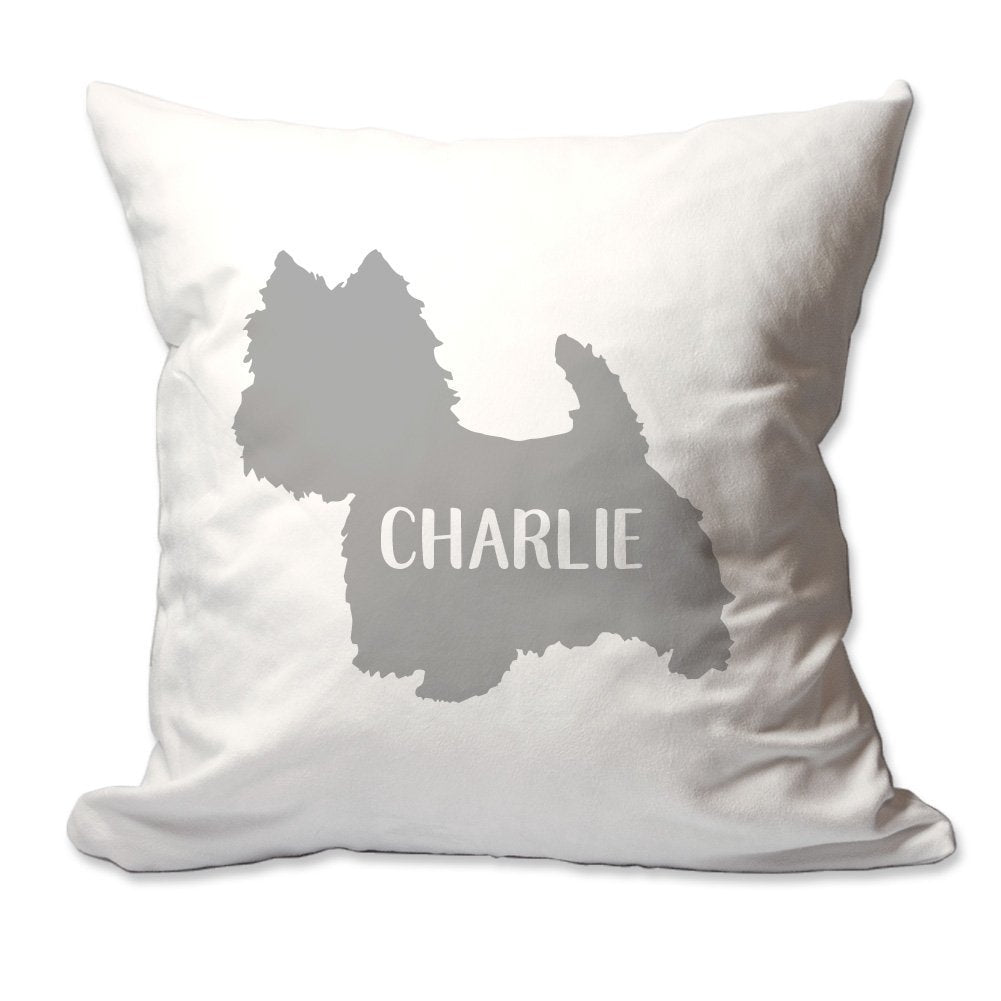 Personalized Westie with Name Throw Pillow  - Cover Only OR Cover with Insert