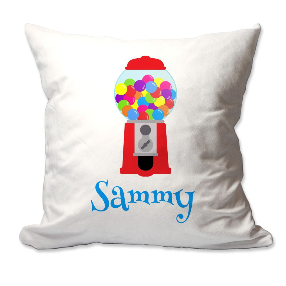 Personalized Gumball Machine Throw Pillow  - Cover Only OR Cover with Insert