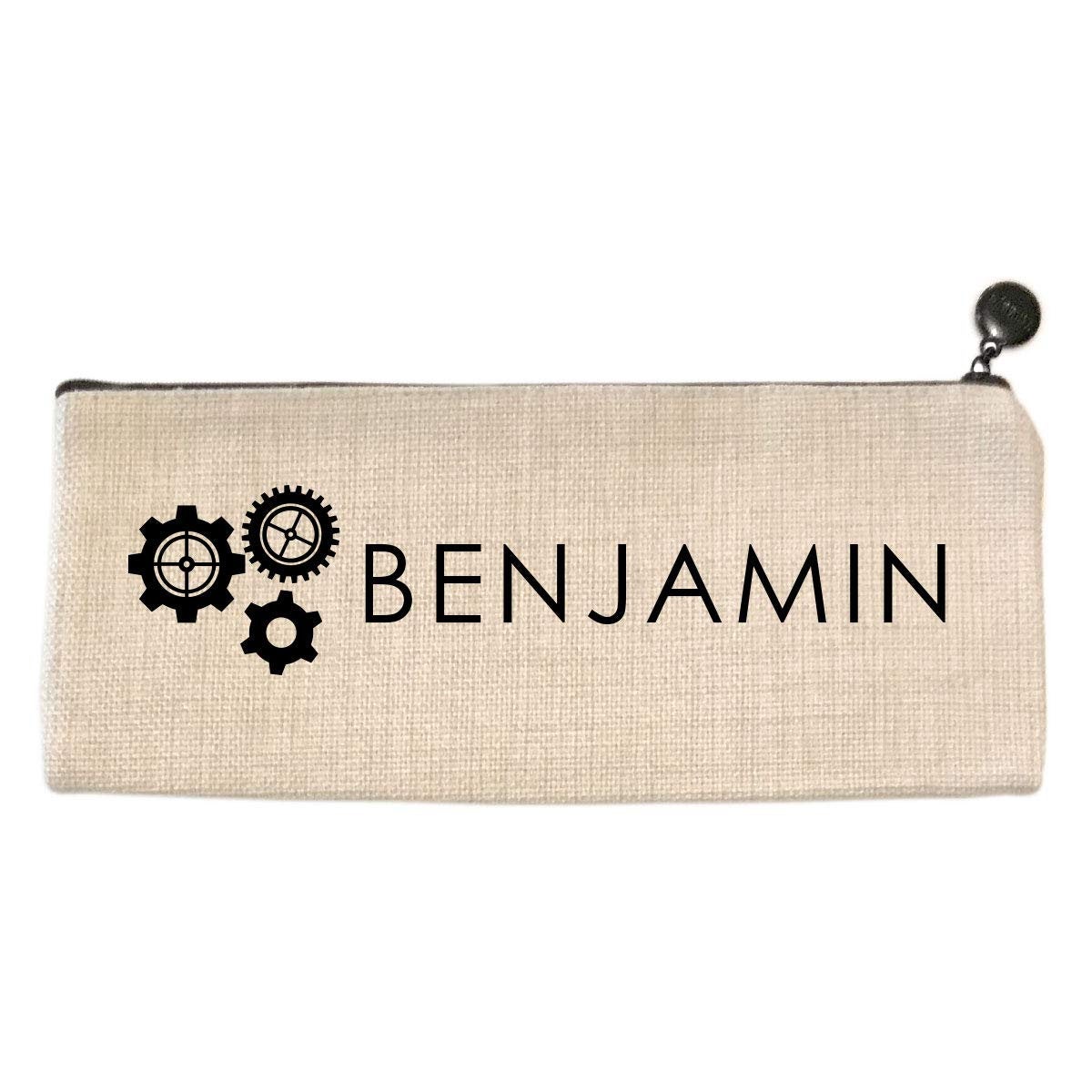 Personalized Gears Pencil Bag