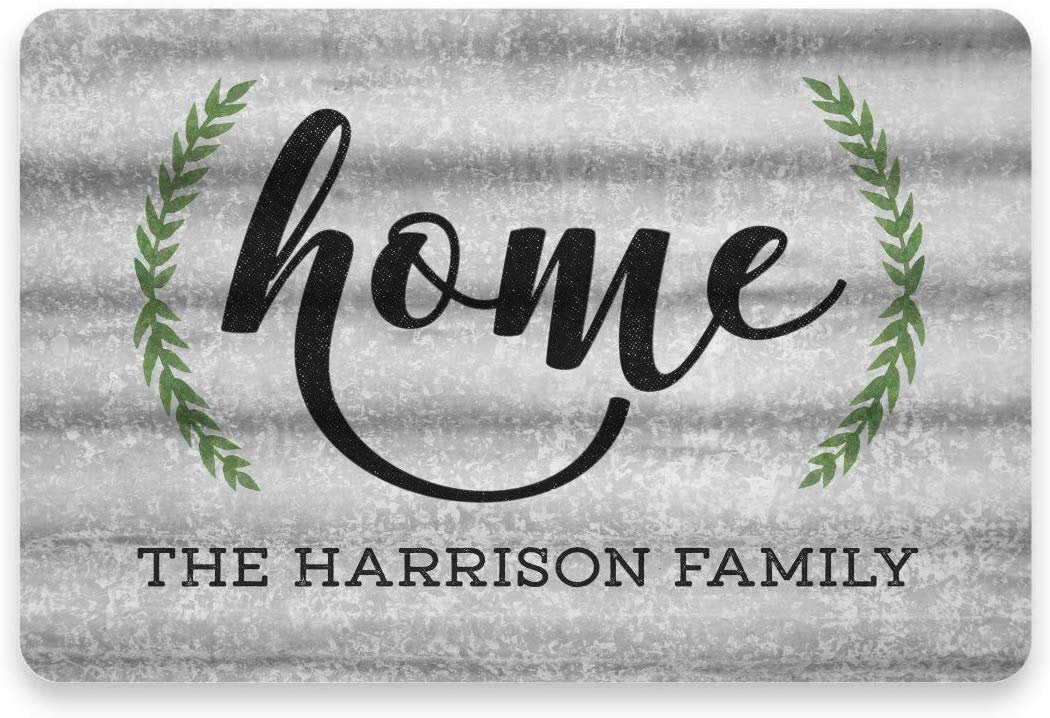 Personalized Metal Home Sign - Metal 8 X 12 Sign
