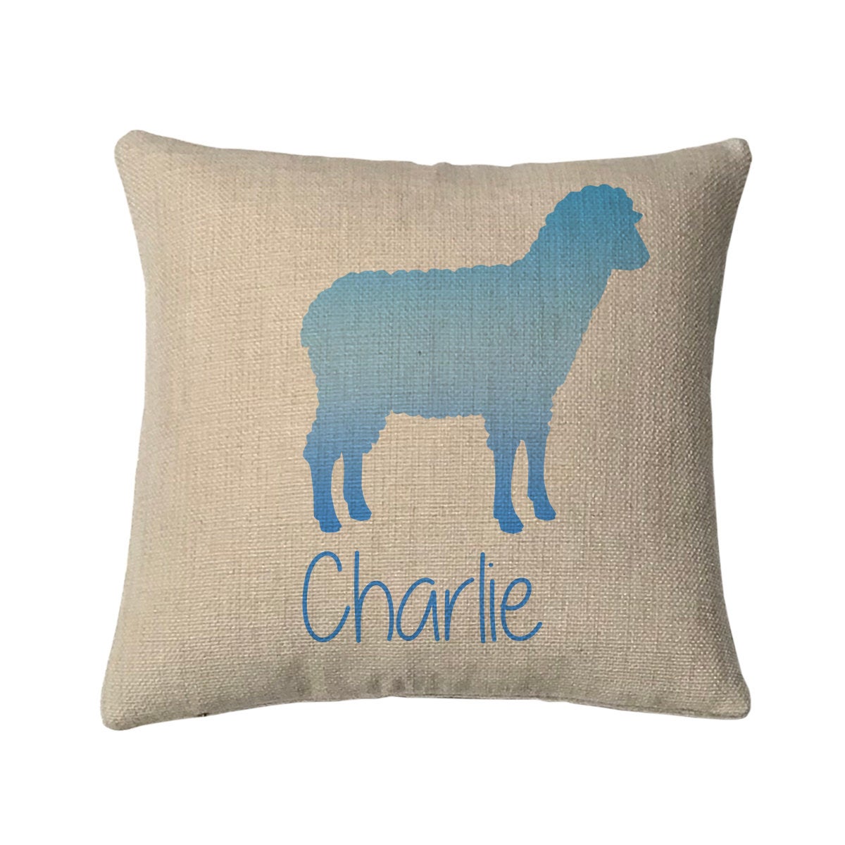 Personalized Sheep Mini Throw Pillow
