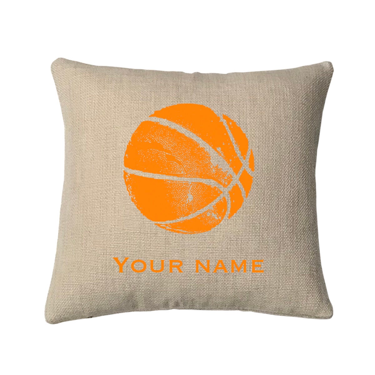 Personalized Basketball Mini Throw Pillow