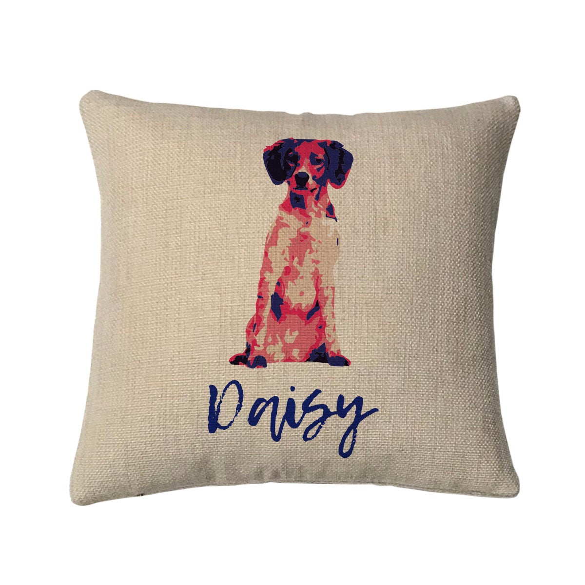 Personalized Love Brittany Mini Throw Pillow